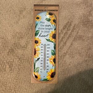 Sunflower Decorative Thermometer